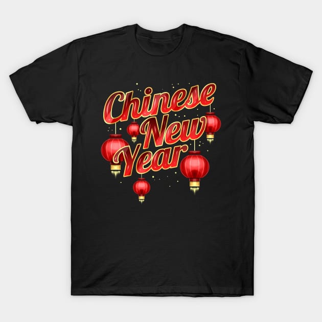 Chinese Lantern For The Rabbit Year 2023 Chinese New Year T-Shirt by SinBle